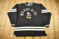 Vintage 1990s Mickey & Co Embroidered Crewneck Black and White
