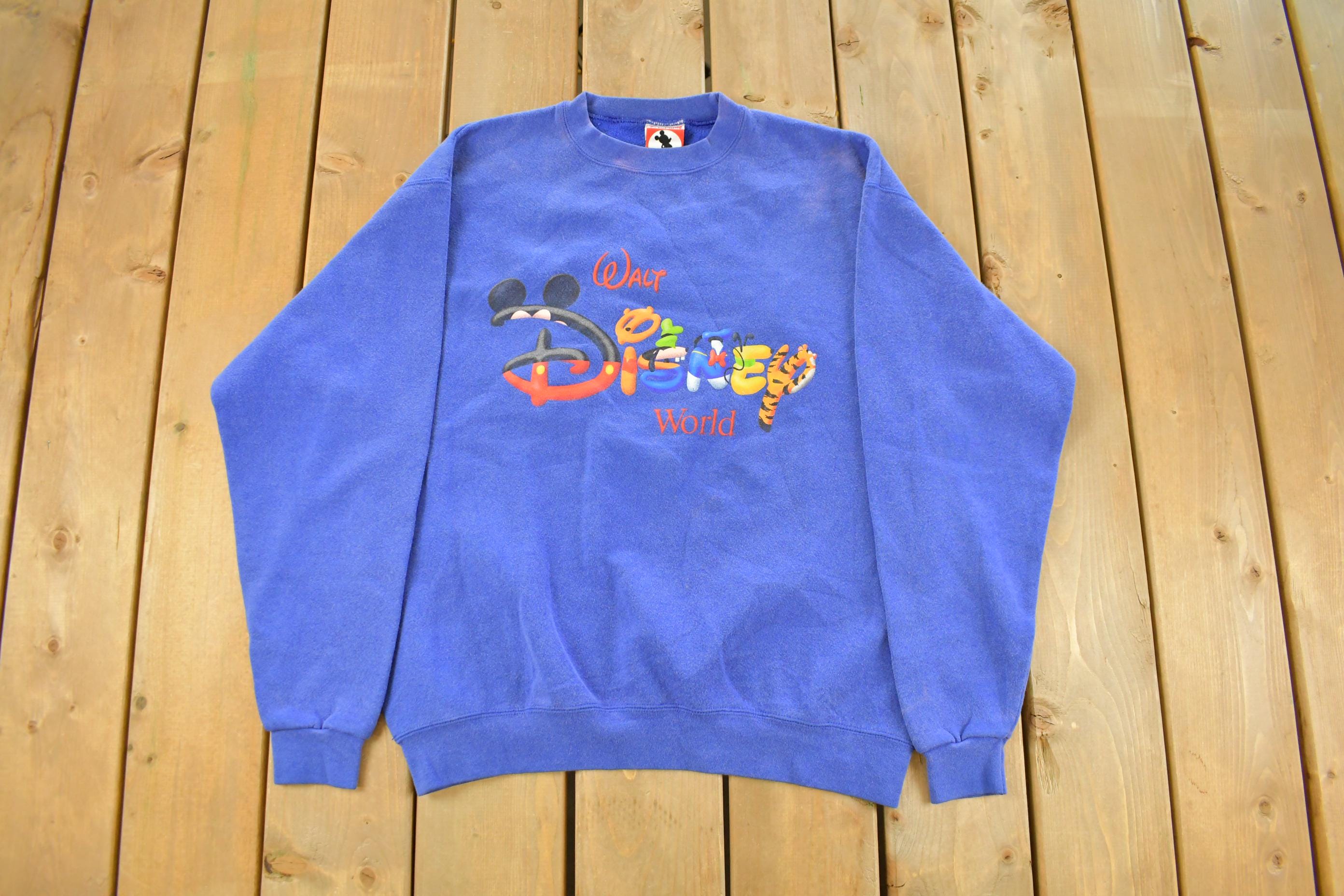 Vintage 1990s Walt Disney World Crewneck Sweatshirt Men's Large