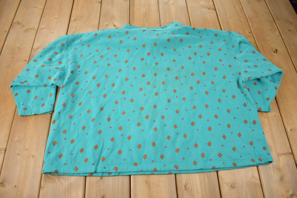 Vintage 1990s Venezia All Over Print Women's Sweatshirt