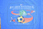 Vintage 2000 Ann Arbor Invitational Soccer Memorial Day Weekend Souvenir T Shirt