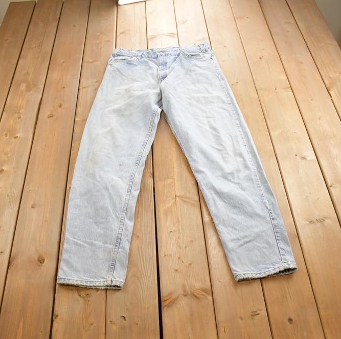 Vintage 1990s Levi's 550 Orange Tab Jeans Size 36x34