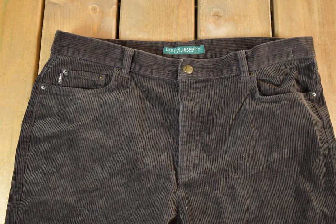 Vintage 1990s Ralph Lauren Corduroy Jeans Size 38 x 29 Made In USA
