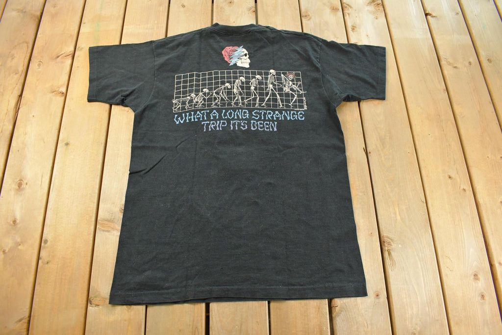 Vintage 1993 The Grateful Dead Evolution Long Strange Trip Liquid Blue Graphic T-Shirt Men's XL