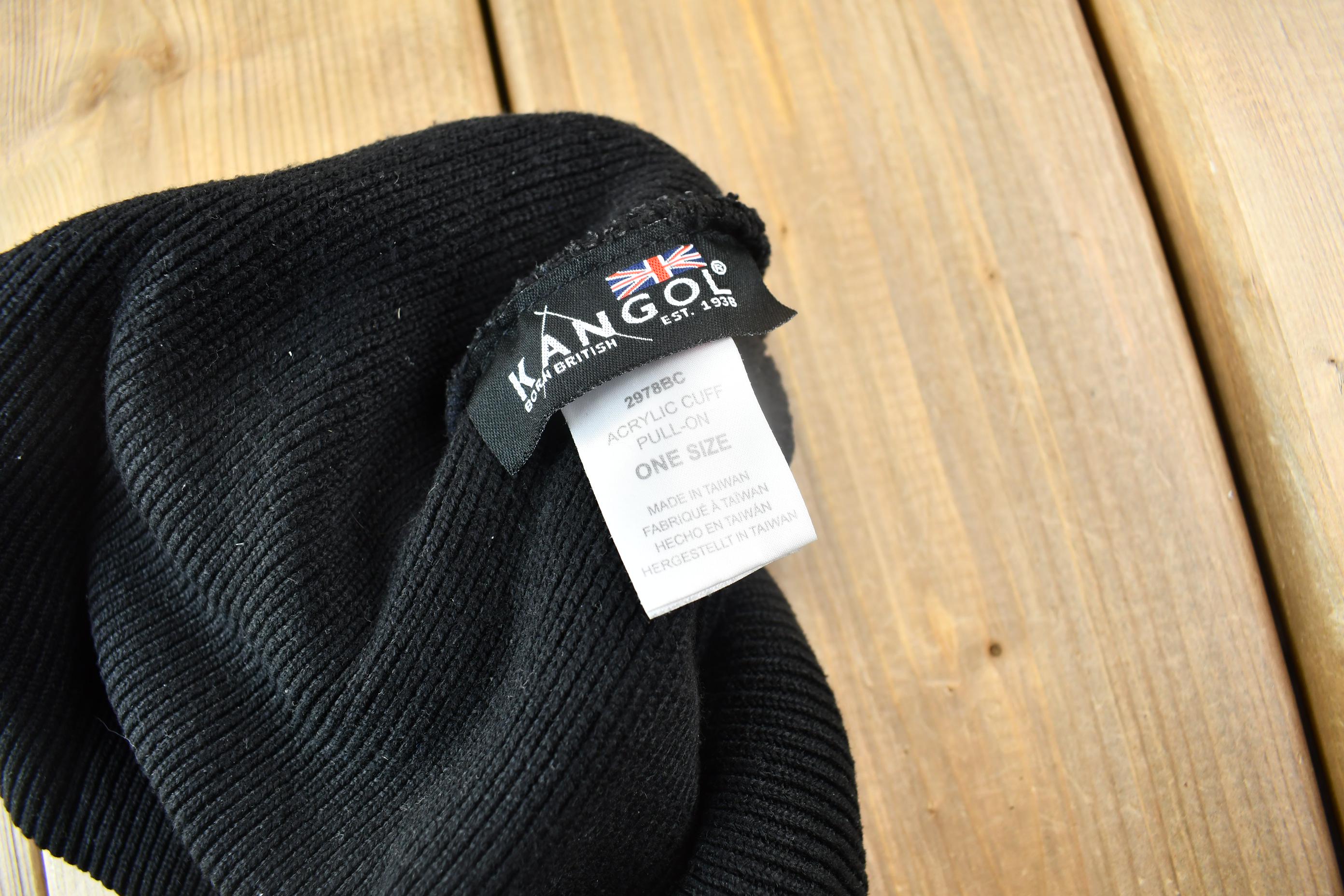 Vintage 1990s Kangol Acrylic Cuff Pull On Beanie Hat One Size
