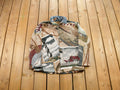 Vintage 1990s Fishing Themed Quilt Jacket