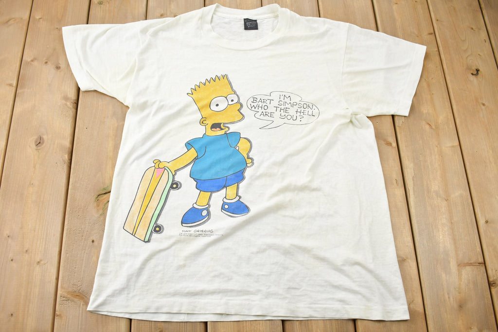 Vintage 1990 Bart Simpson Graphic T-Shirt