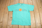 Vintage 1990s Carolina Sunflower Graphic Souvenir T Shirt