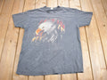 Vintage 1990s American Bald Eagle Graphic Freedom Cycle INC T Shirt
