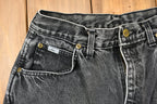 Vintage 1980s Chic Black Wash Relaxed Fit Tapered Leg Mom Jeans