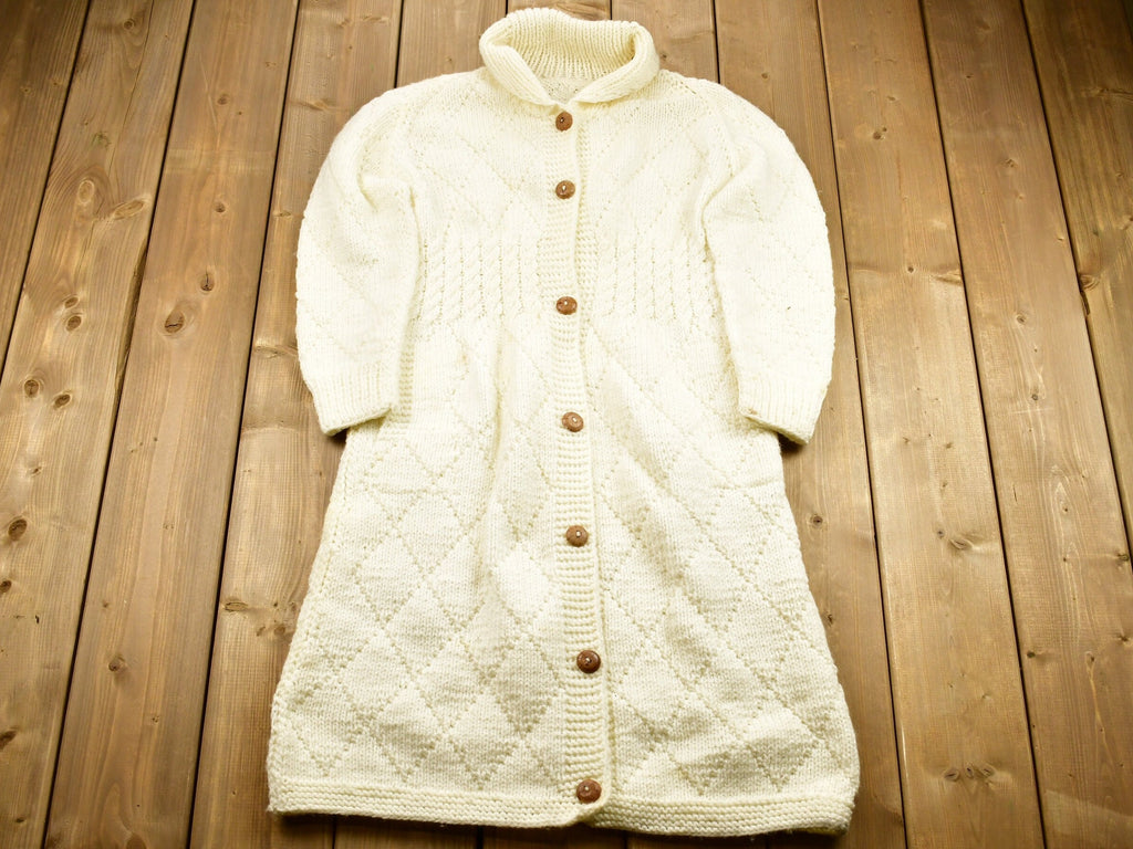 Vintage 1990s Full Length Knitted Sweater