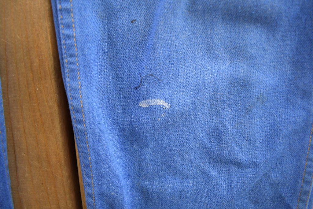 Vintage 1980s Distressed Blue Jeans Size 32x36