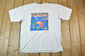 Vintage 1990s Think Positive Funny Fish Graphic T-Shirt  Vintage T Shirt  Streetwear  Graphic Tee  Single Stitch
