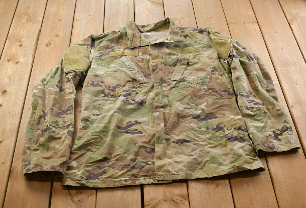 Vintage Military Button Up Shirt