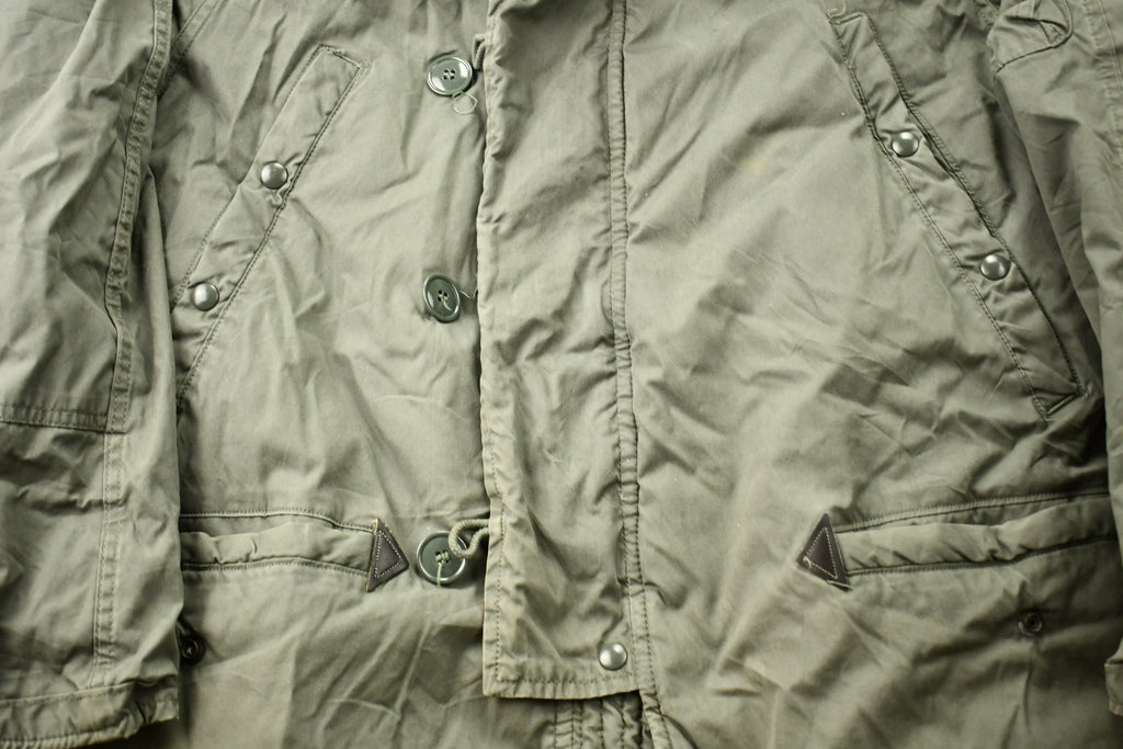 Vintage 1970s Military Fur Parka
