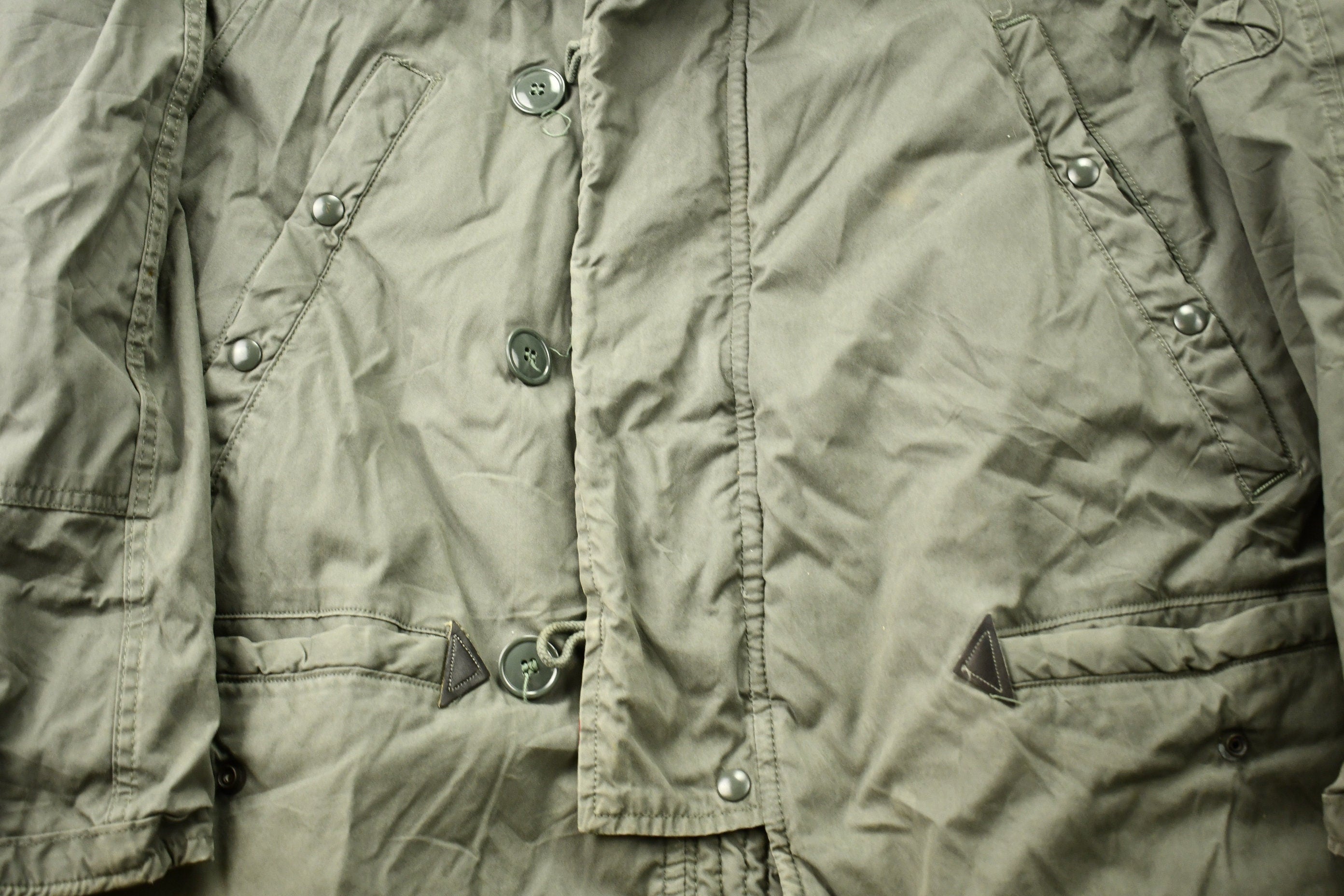 Vintage 1970s Military Fur Parka