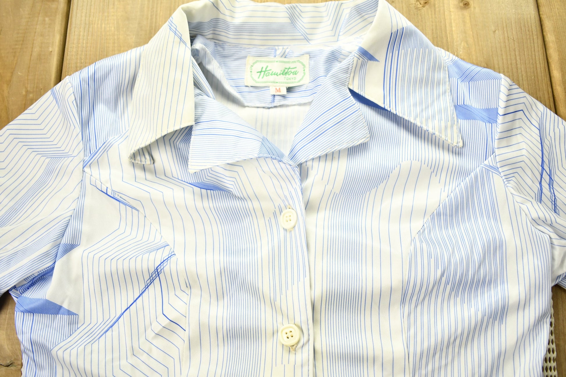 Vintage 1970s Short Sleeve Button Up Shirt