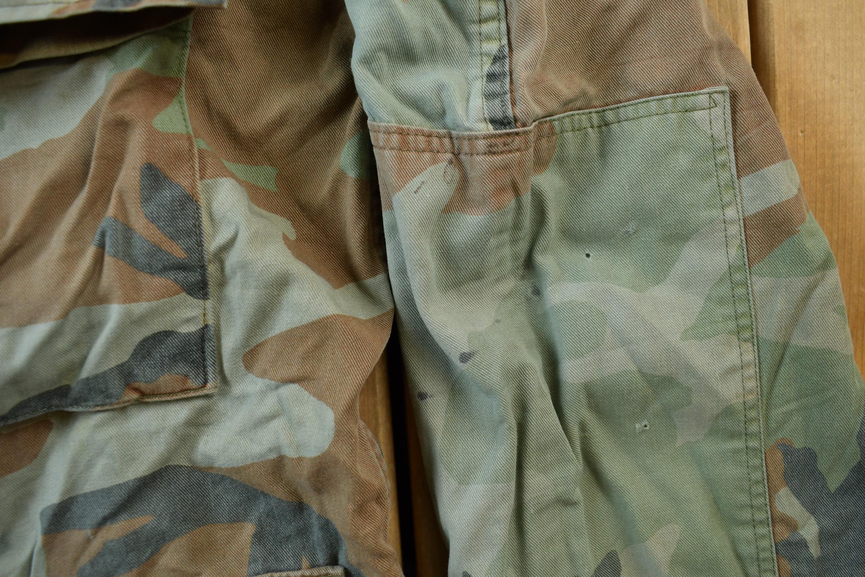 Vintage Military Button Up Shirt