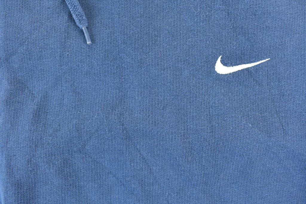 Vintage 1990s Nike Embroidered Mini Swoosh Hoodie Sweatshirt Mens XL