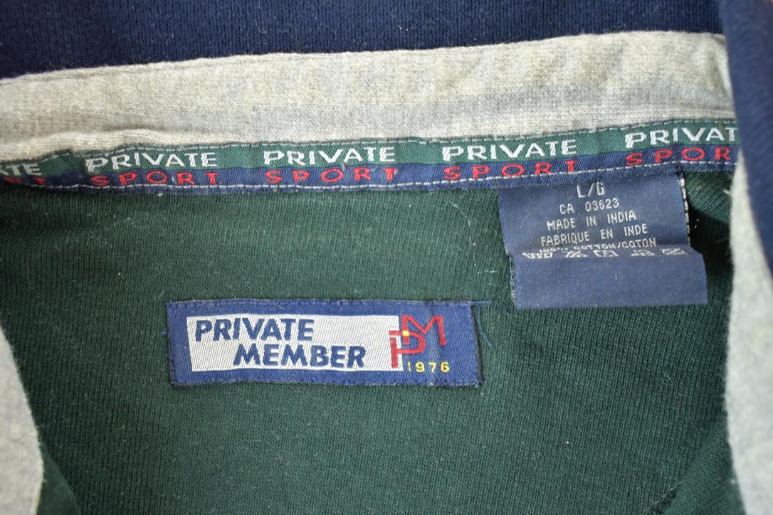 Vintage 1990s Private Sport Quarter Button Up Shirt