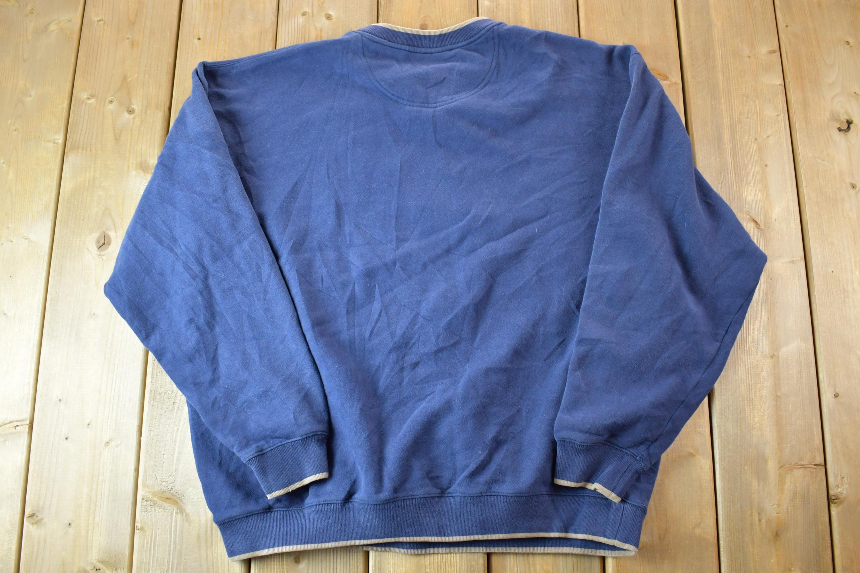 Vintage 1990s Bass Fishing Embroidered Crewneck