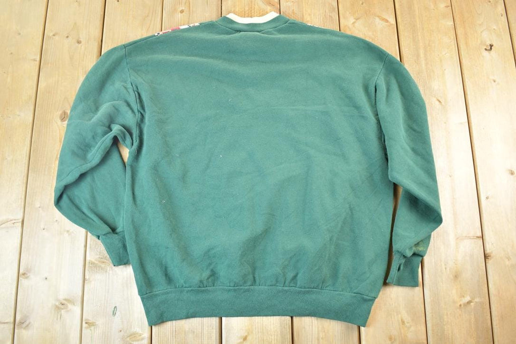 Vintage 1990s Farm Fresh Double Collar Crewneck Sweatshirt Mens XL
