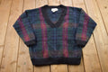 Vintage 1990s Christopher & Banks Mohair Knitted V-Neck Sweater