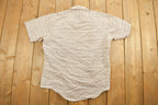 Vintage 1990s Open Collared Abstract Shirt