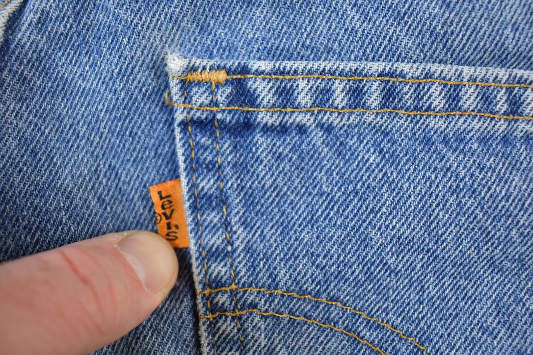 Vintage 1990s Levi Strauss Orange Tab Denim Jeans Size