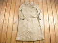 Vintage 1980s Full Length Trench Coat