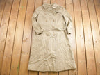 Vintage 1980s Full Length Trench Coat