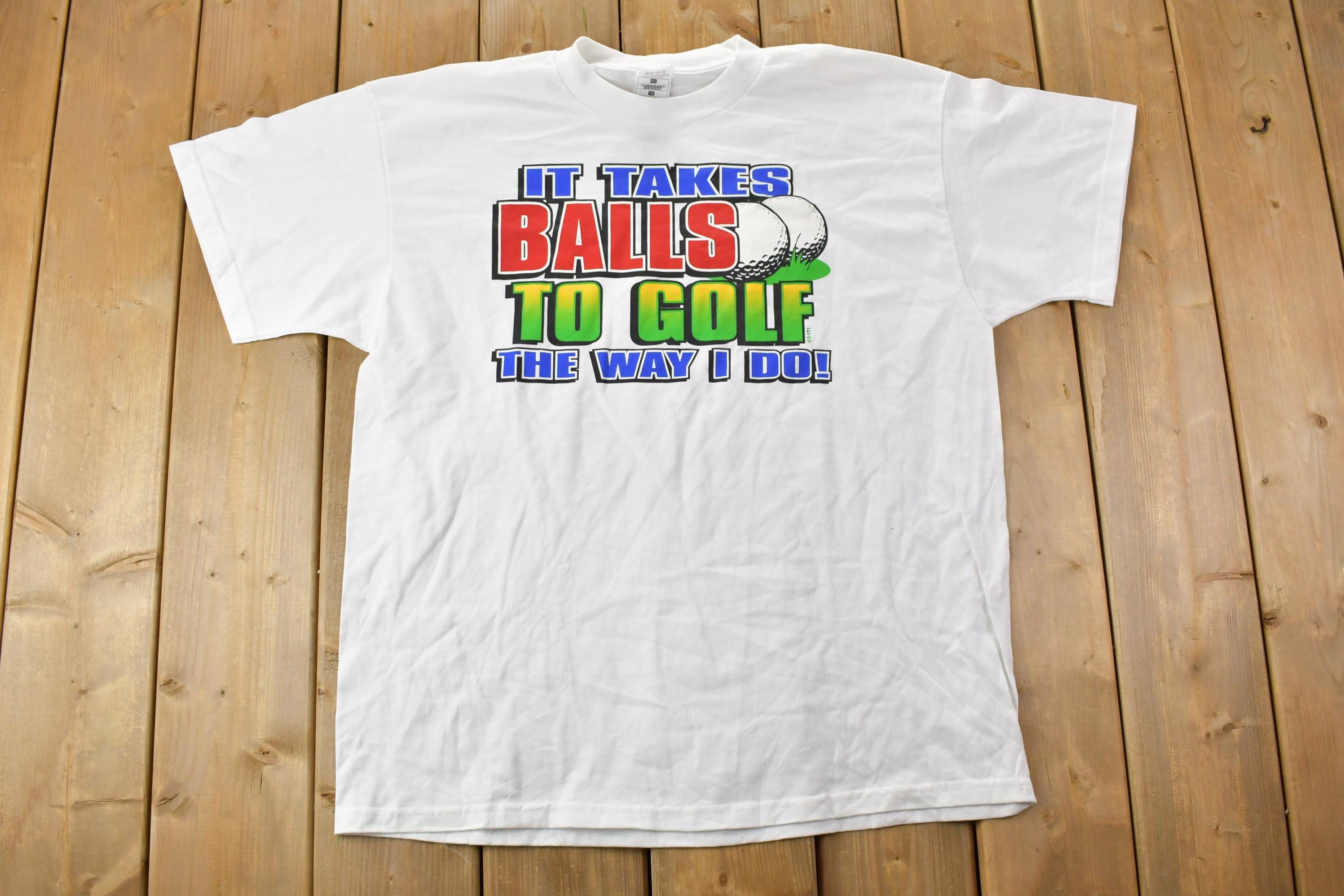 Vintage 1990s Golfing Graphic T-Shirt