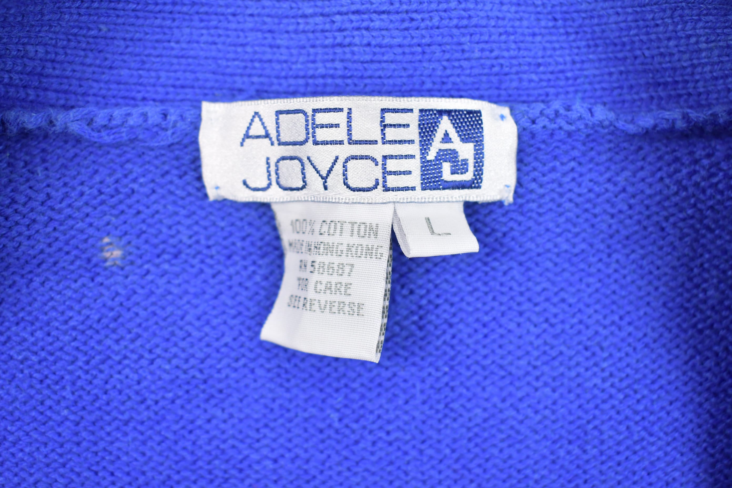 Vintage 1990s Adele Joyce Knit Cardigan Sweater