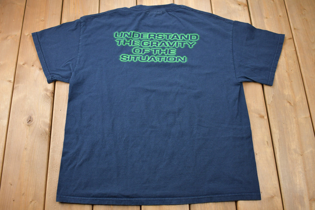 Vintage 1990s Walt Disney World Tower Of Terror Graphic T-Shirt