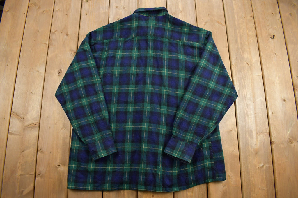 Vintage 1990's Plaid Button Up Shirt