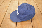 Vintage 1990s Labatt Blue Ice Snapback Trucker Hat / 90's Graphic Print Beer Cap