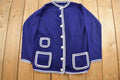Vintage 1990s Blue Cardigan Sweater