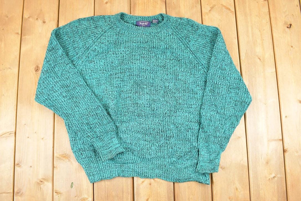 Vintage 1990s Pacific Club Knit Sweater Men's L