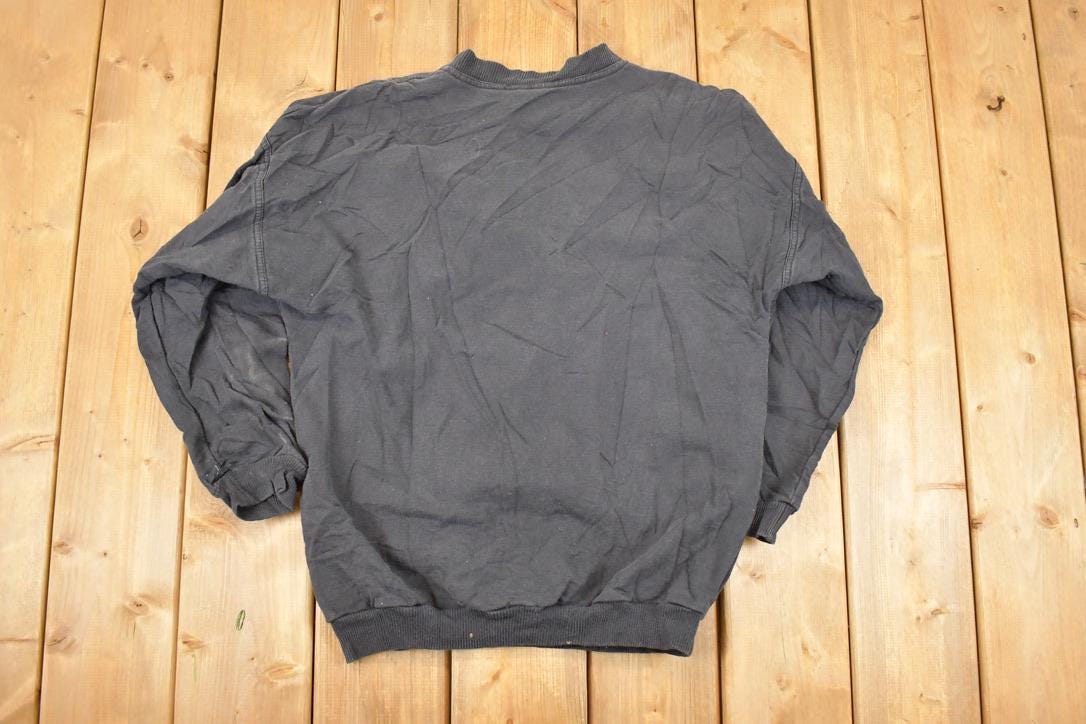 Vintage 1990s Vancouver Canada Graphic Print Crewneck Sweatshirt Mens S