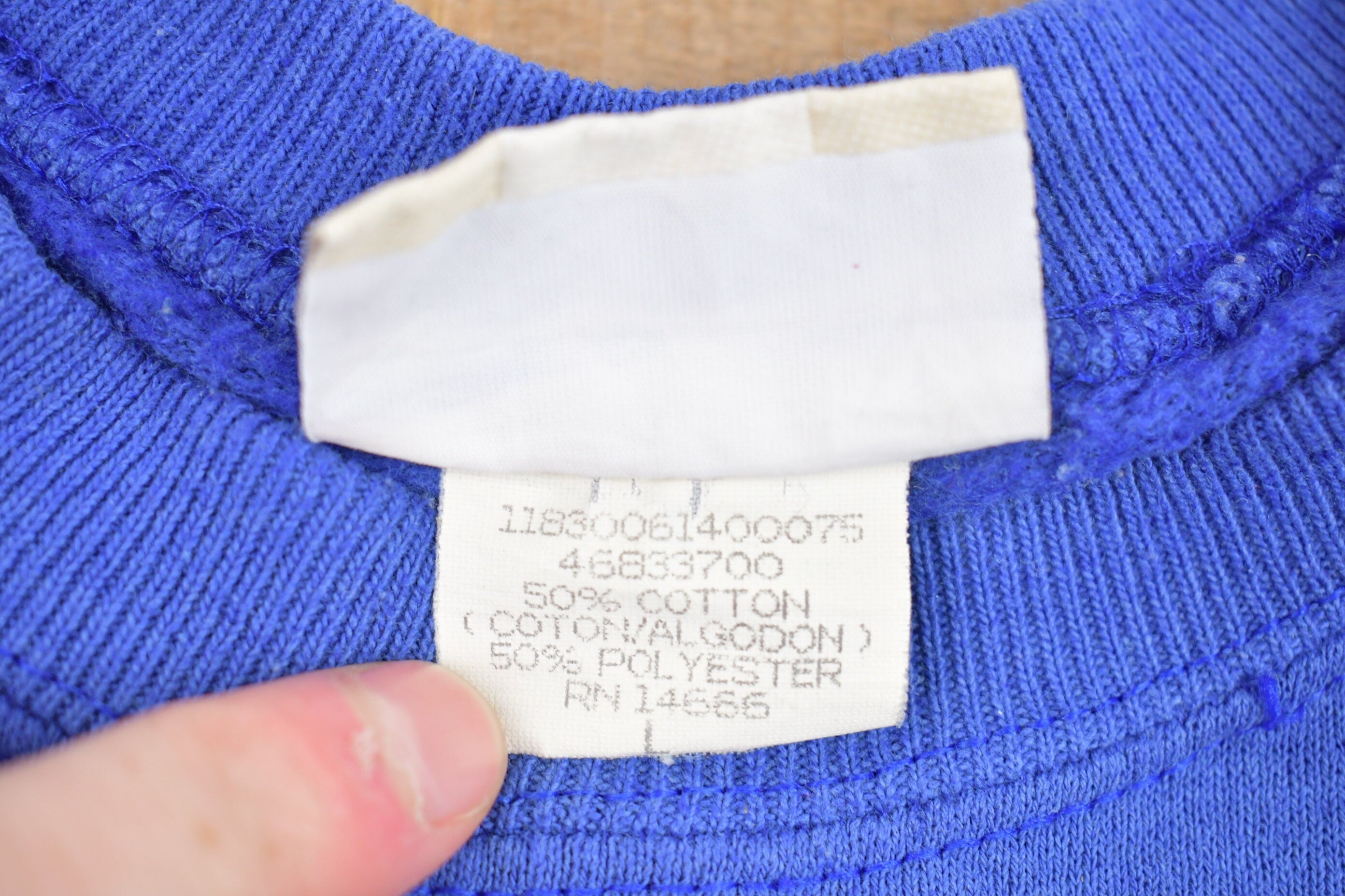 Vintage 1980s Riders Raglan Crewneck Sweatshirt