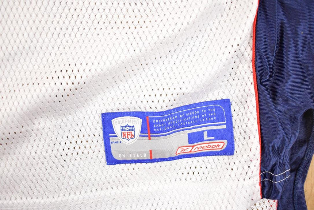 Vintage Y2K Reebok New England Patriots Tedy Bruschi NFL Jersey Men's L / Football Fan Apparel / 2000s Sportswear / Single Stitch Tee