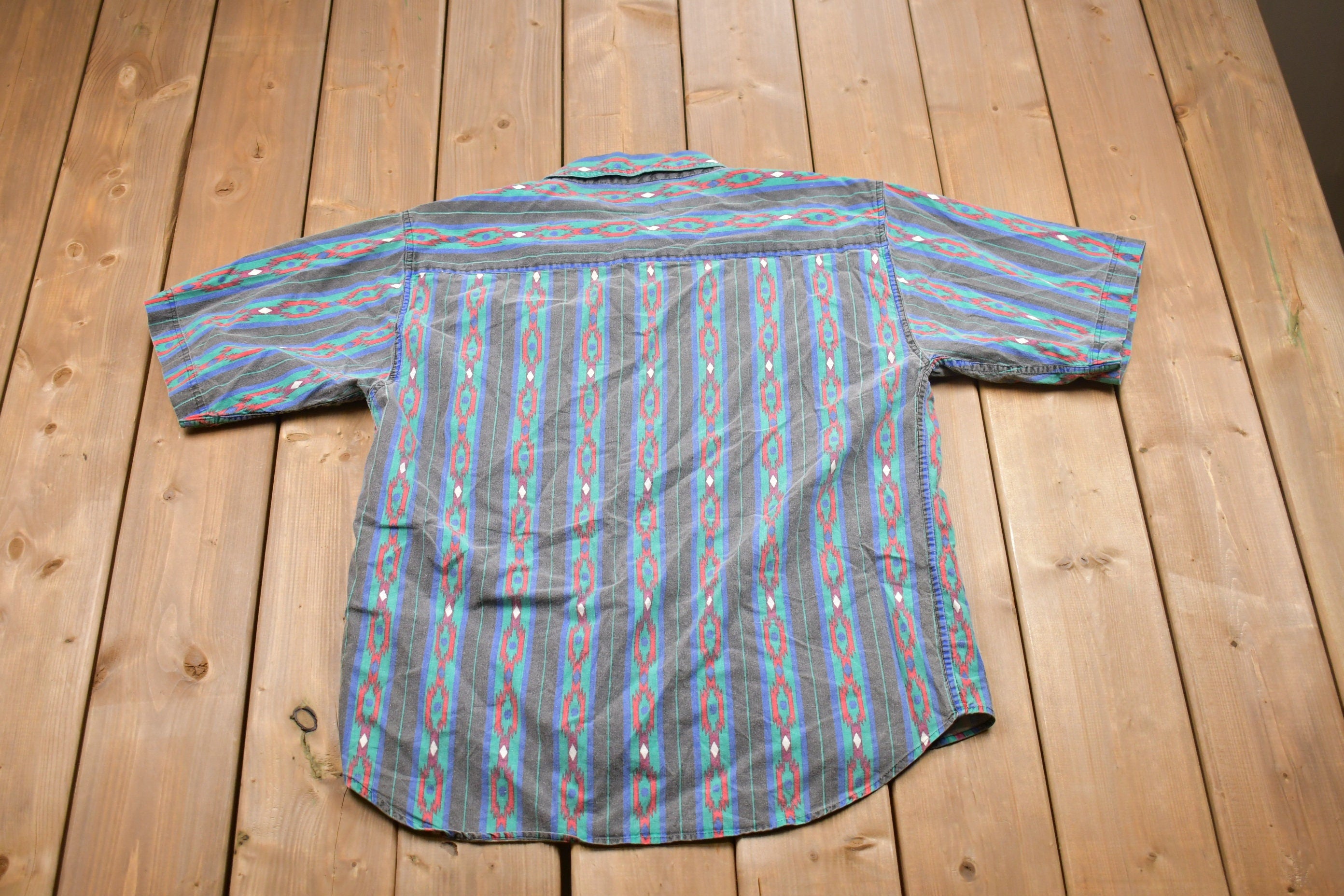 Vintage 1990s Duncan and Dugan Button Up T-Shirt