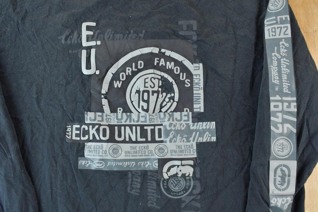Vintage Y2K Ecko Unltd World Famous Crewneck Sweatshirt