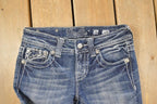 Vintage Deadstock Y2K Miss Me Bedazzled Low Rise Jeans Women's Size 26x31