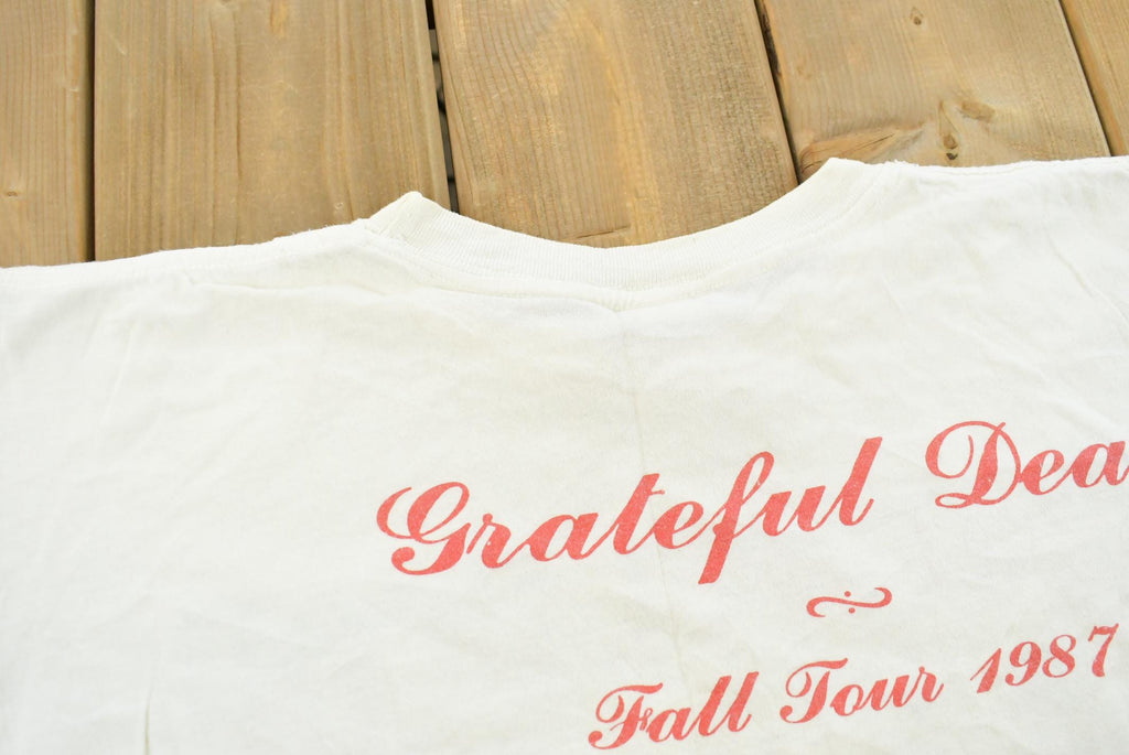 Vintage 1987 The Grateful Dead Touch of Grey Fall Tour Rock Band Concert T-Shirt Men's L
