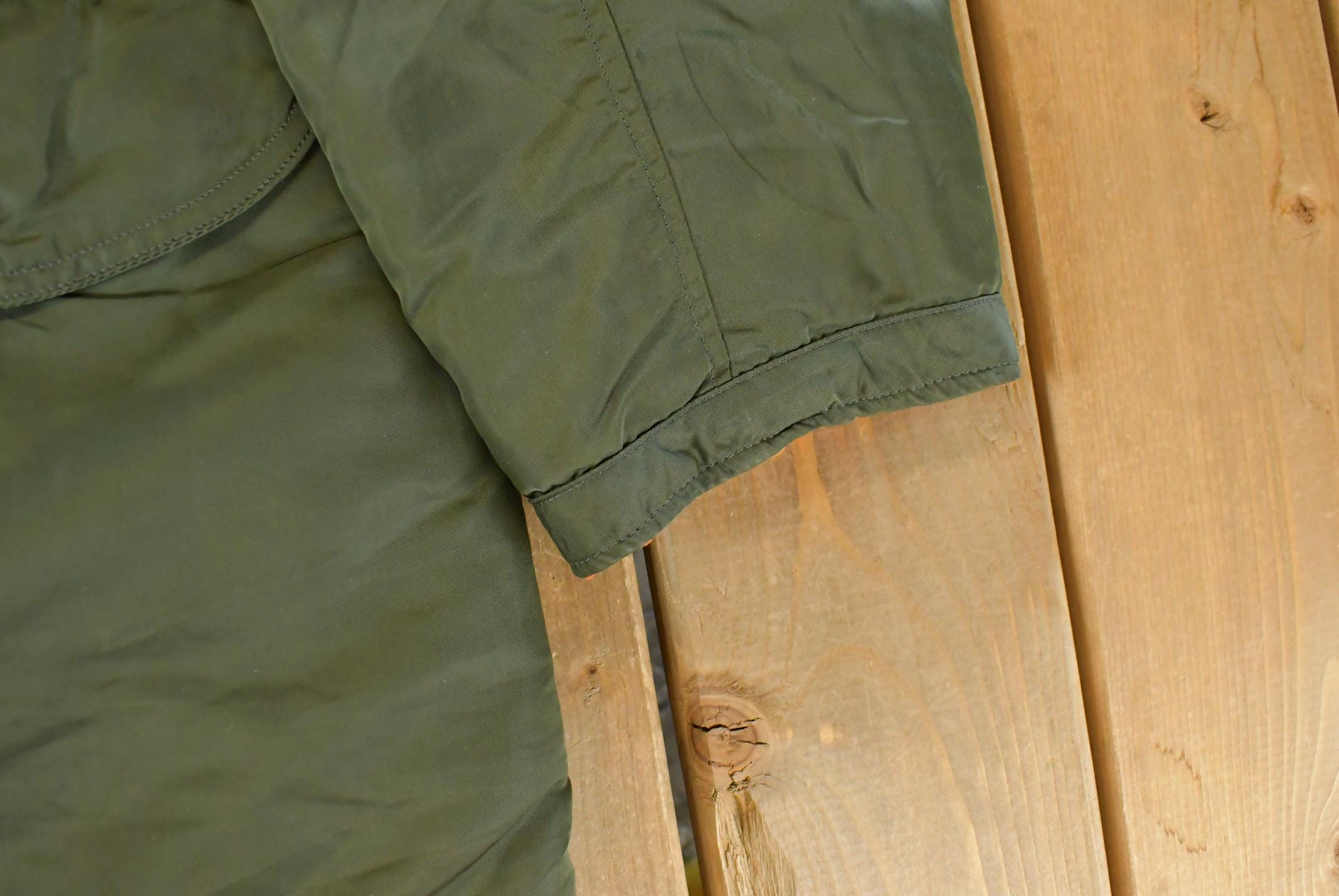 Vintage 1970s Military Type N-3B Snorkel Parka Jacket Men's M
