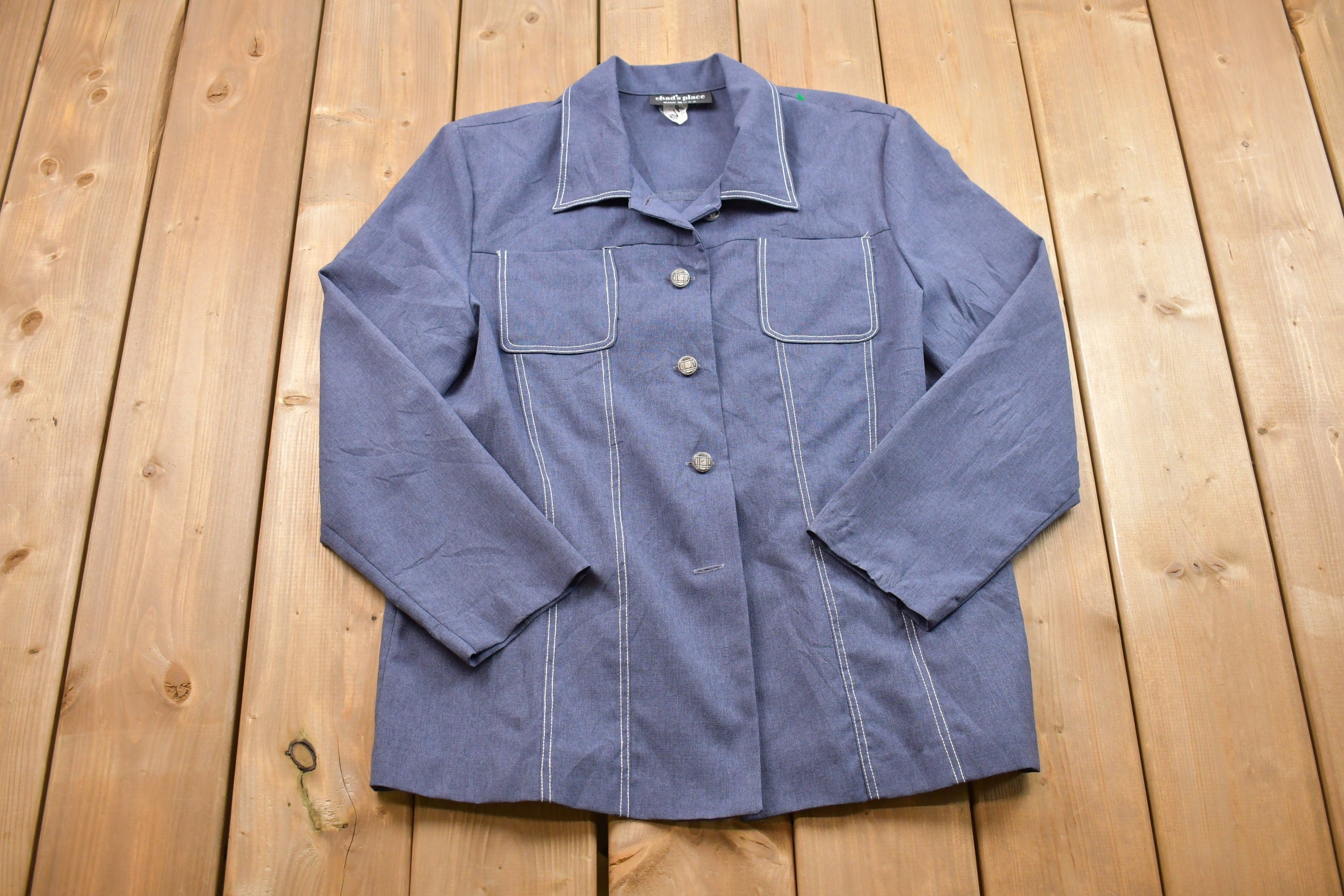 Vintage 1990s Chads Place Button Up Shirt