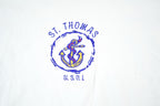 Vintage 1990s St Thomas Anchor Logo Souvenir T-Shirt Mens L