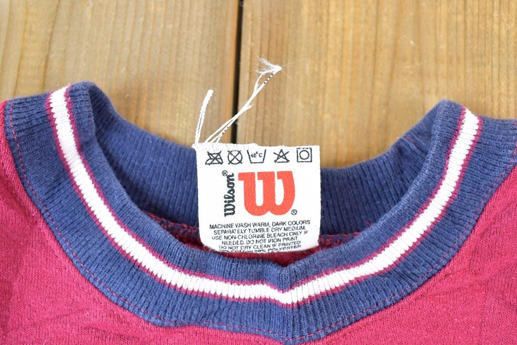 Vintage 1990s Wilson Embroidered Crewneck Sweatshirt
