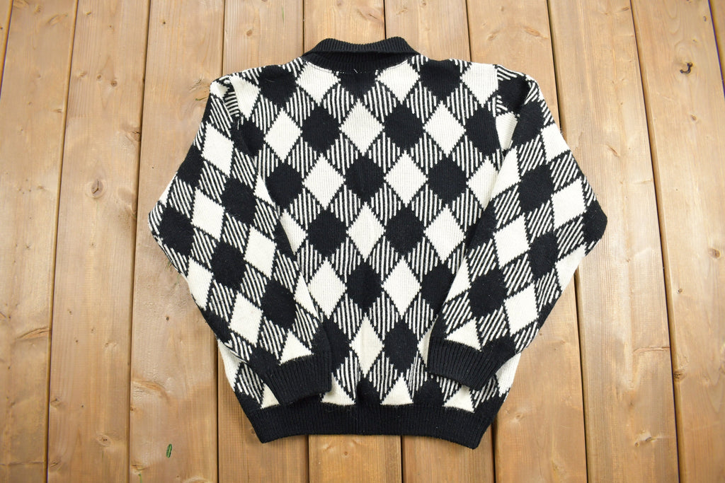 Vintage 1990s Alfred Dunner Collared Knit Sweater