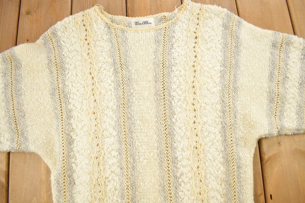 Vintage 1990s W.M Allen Knitted Women's Crewneck Sweater